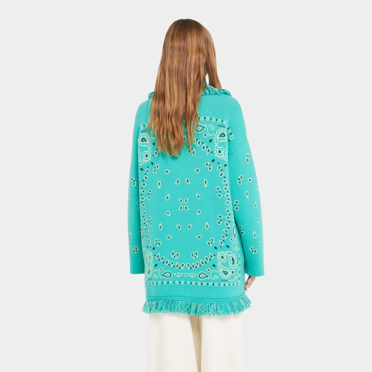 Cardigan bandana Persia - Turquoise Blue