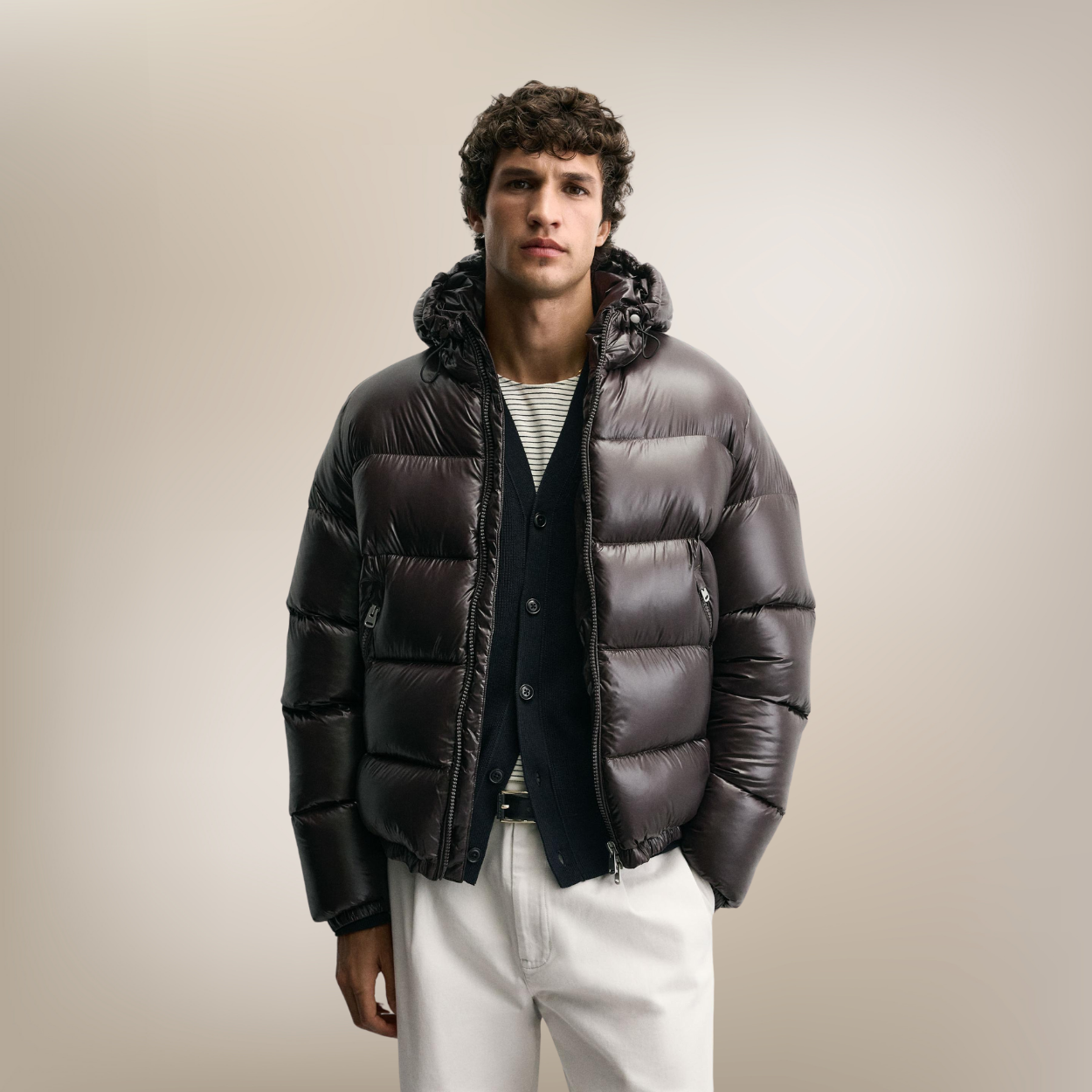 Puffer Jacket Mont Blanc - Dark chocolate