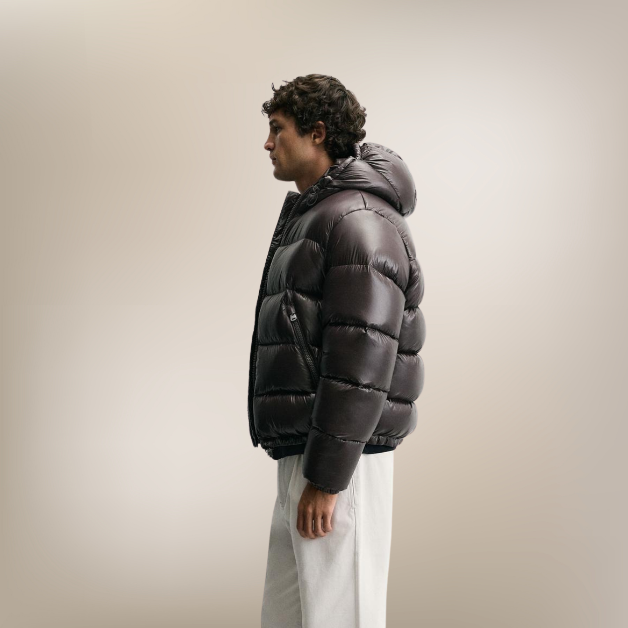 Puffer Jacket Mont Blanc - Dark chocolate