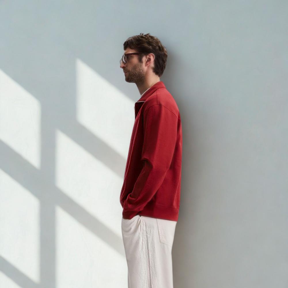 Zip Sweat Oslo - Red
