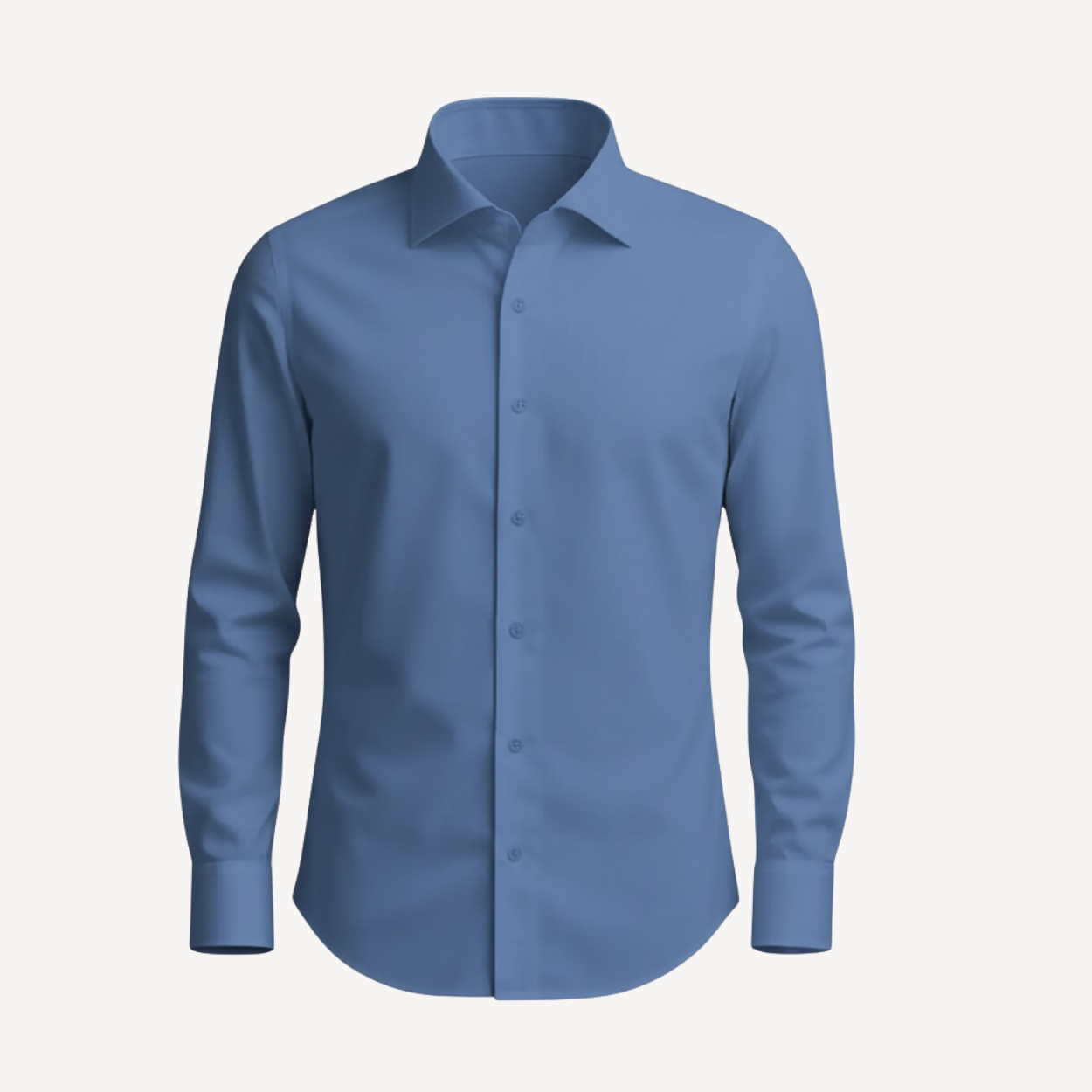 Anti-Wrinkle Slim Fit Shirt Manhattan - Turquoise