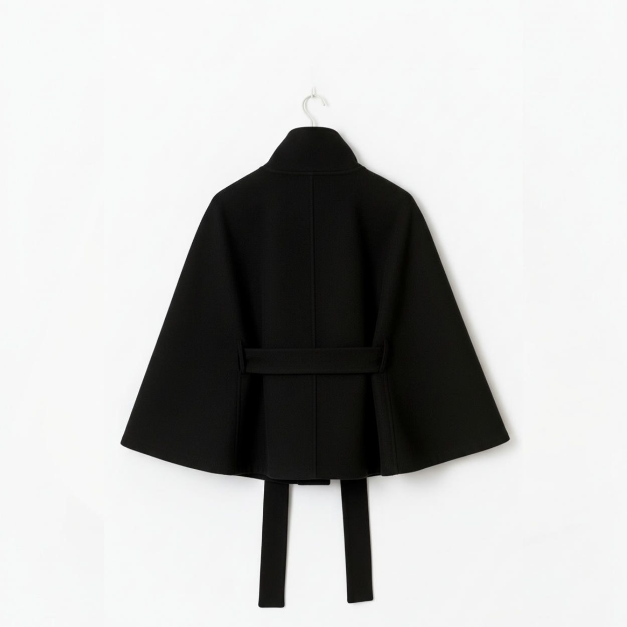 Belt Cape Coat Rivoli - Black