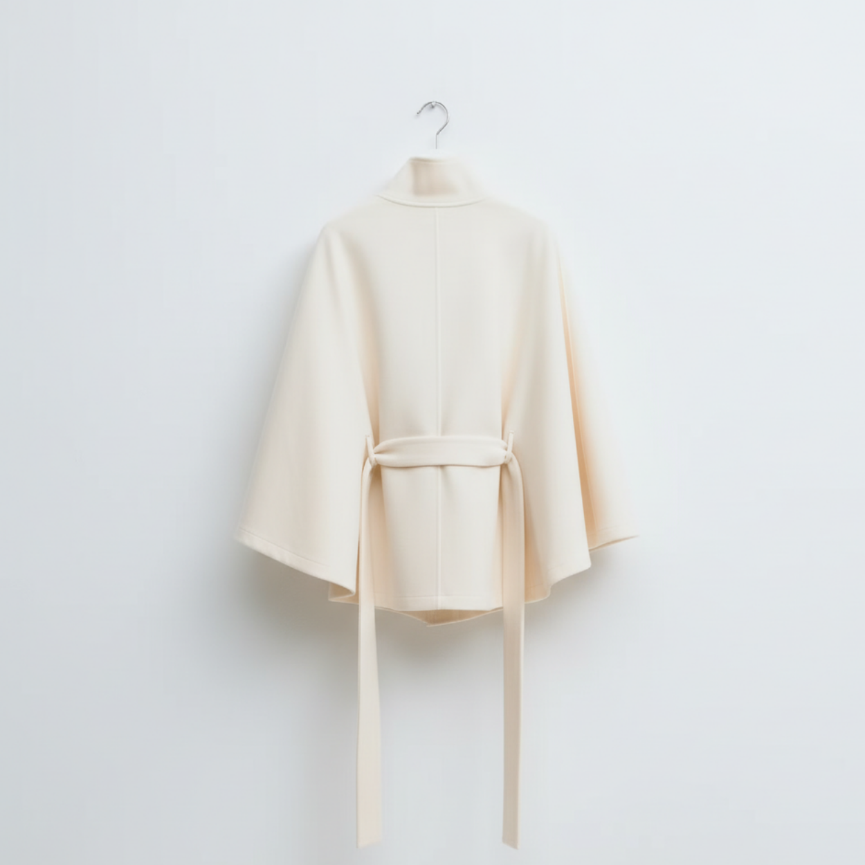 Belt Cape Coat Rivoli - White