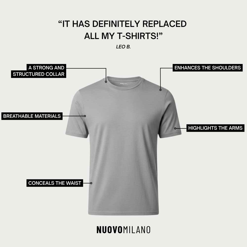 T-shirt Perfect Fit Athens - Grey