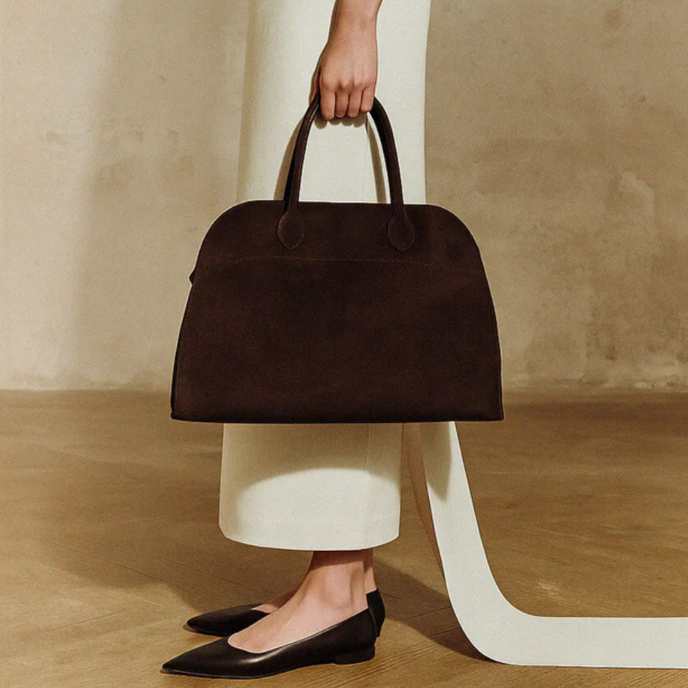 Tote Bag Hampton - Suede Chocolate