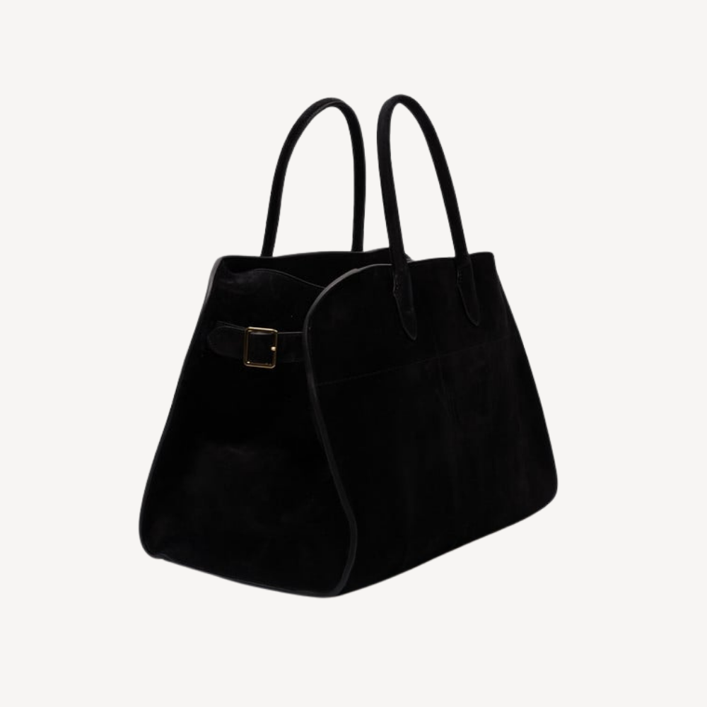 Tote Bag Hampton - Suede Black