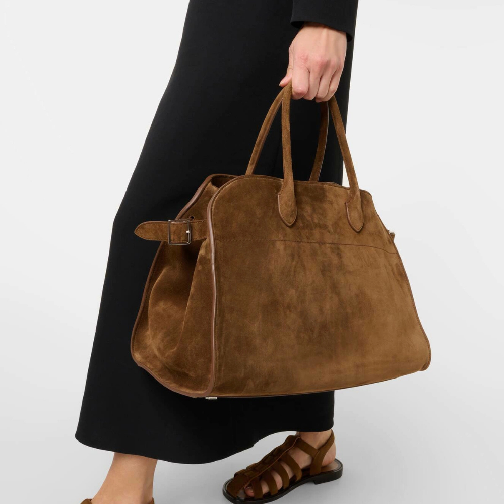 Tote Bag Hampton - Suede Tabac