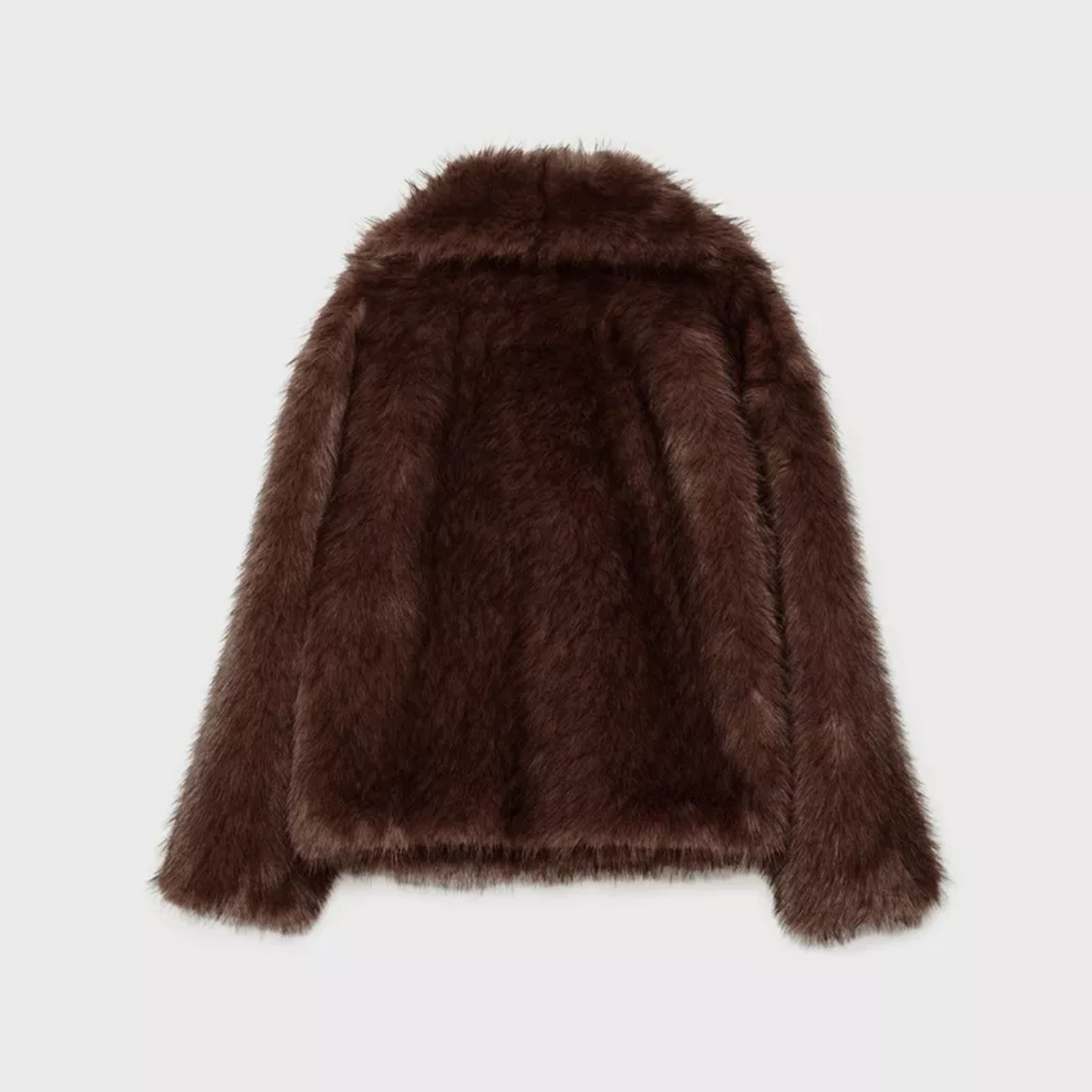 Faux Fur Coat Moscow - Brown