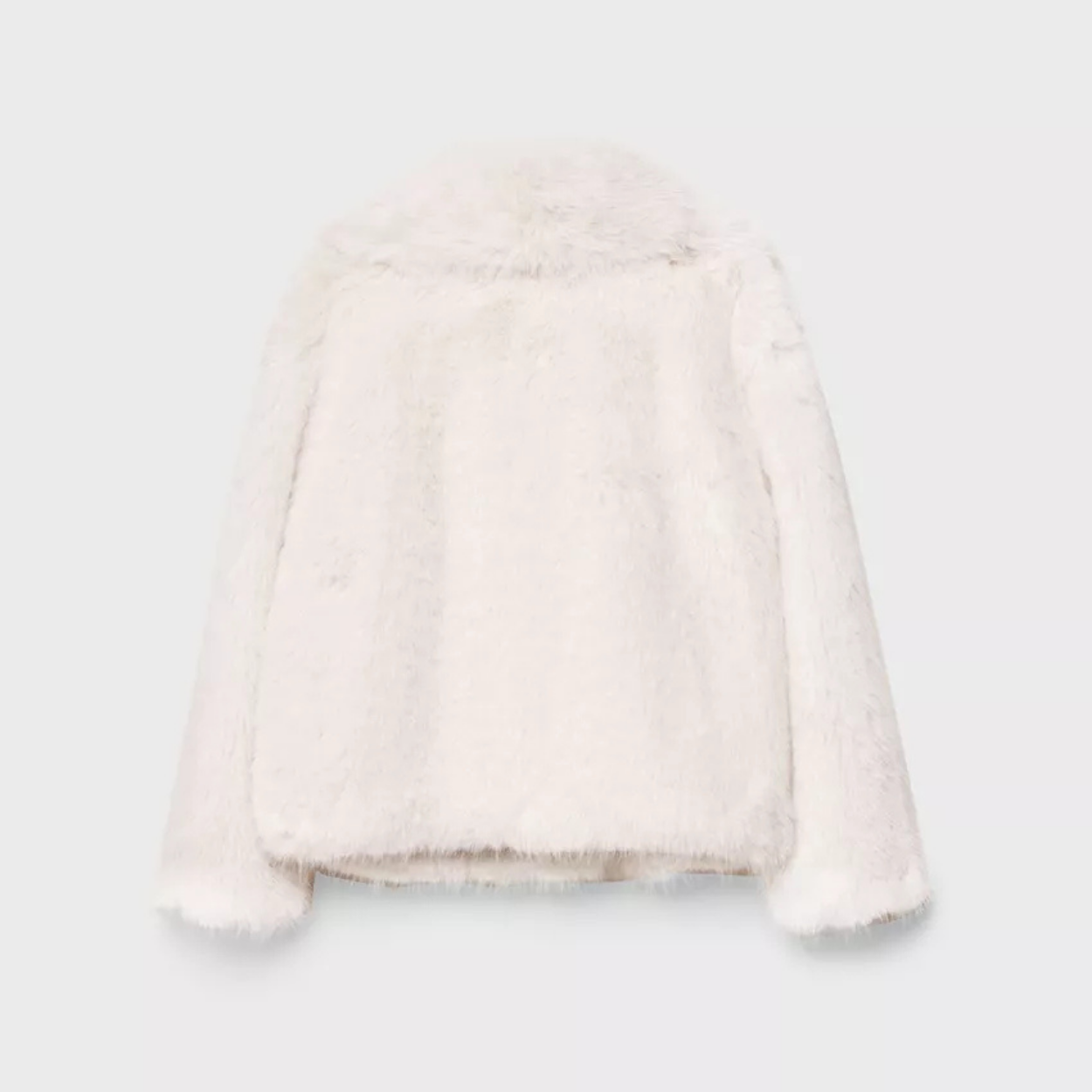 Faux Fur Coat Moscow - White