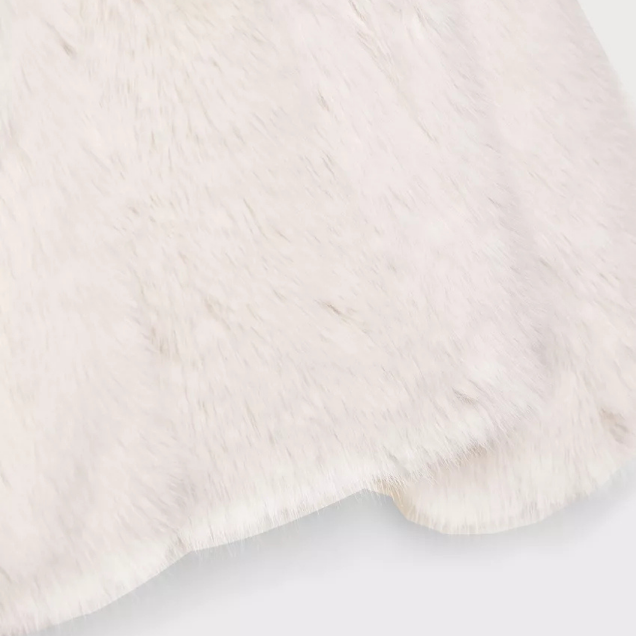 Faux Fur Coat Moscow - White