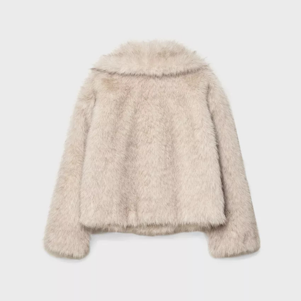 Faux Fur Coat Moscow - Beige
