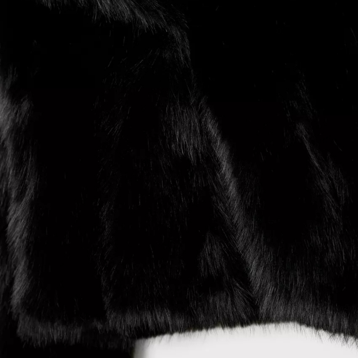 Faux Fur Coat Moscow - Black