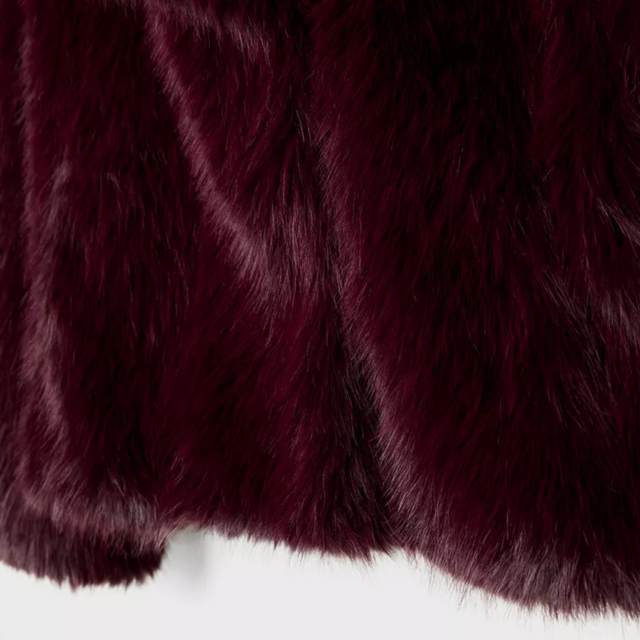 Faux Fur Coat Moscow - Grenat