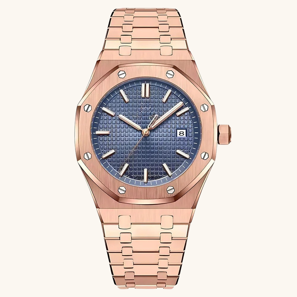Royal Geneva 41mm - Rose Gold / Ocean