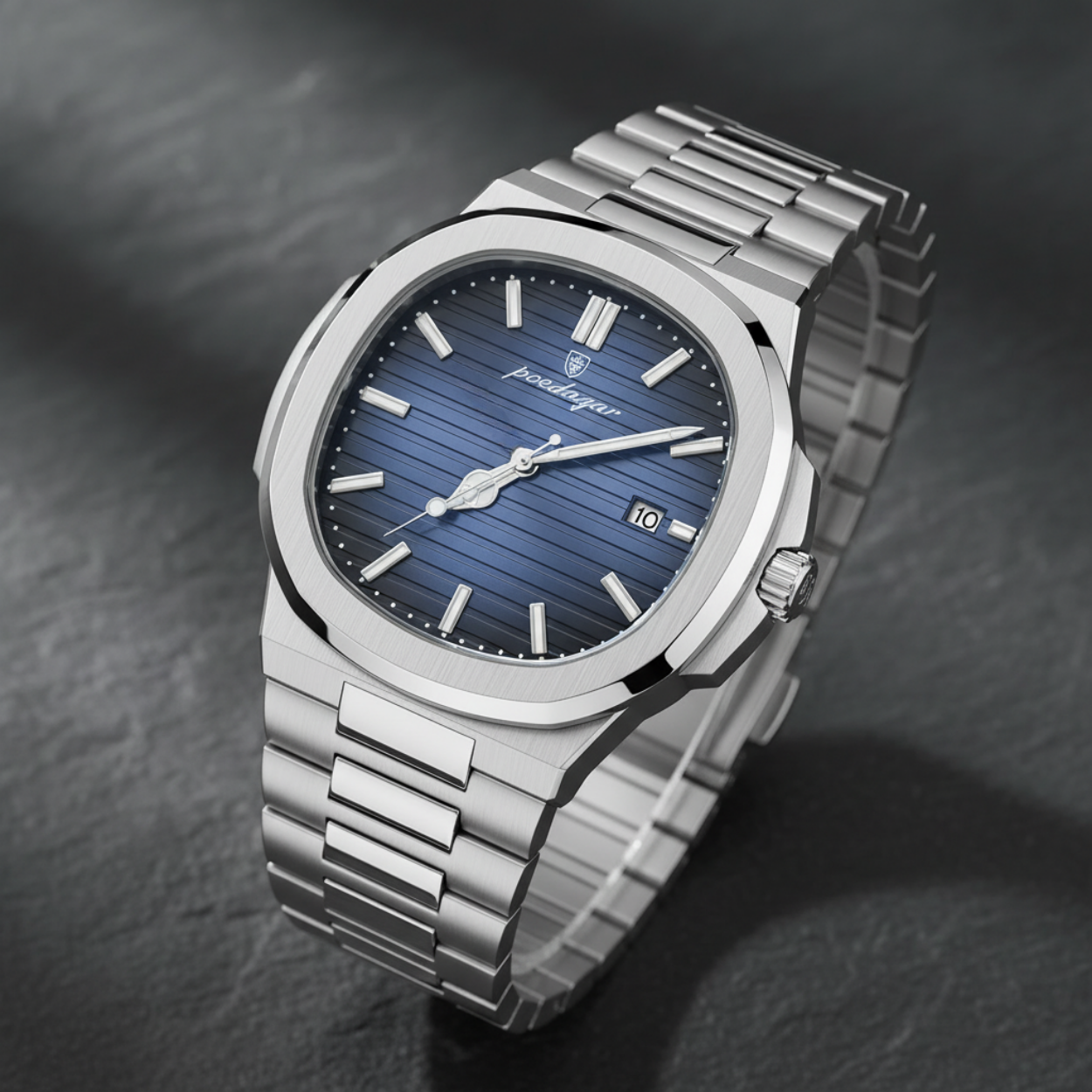 King Nautilus 41mm - Silver & Ocean