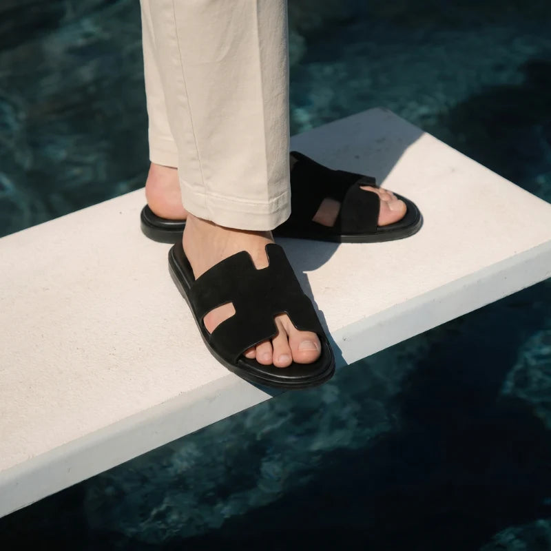 Sandals Amalfi Suede - Black