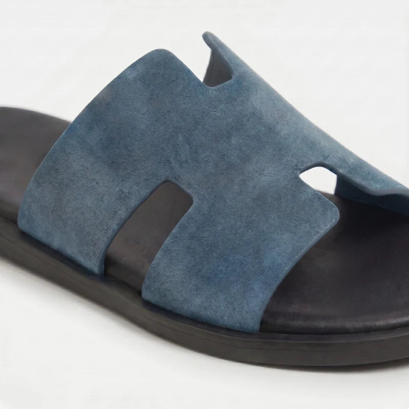 Sandals Amalfi Suede - Blue Jean