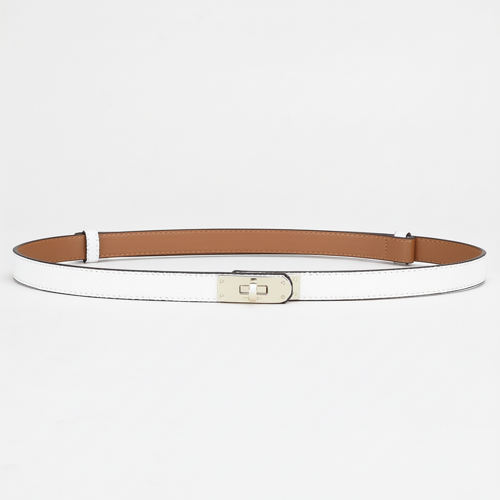 Adjustable Belt Paris - White Silver
