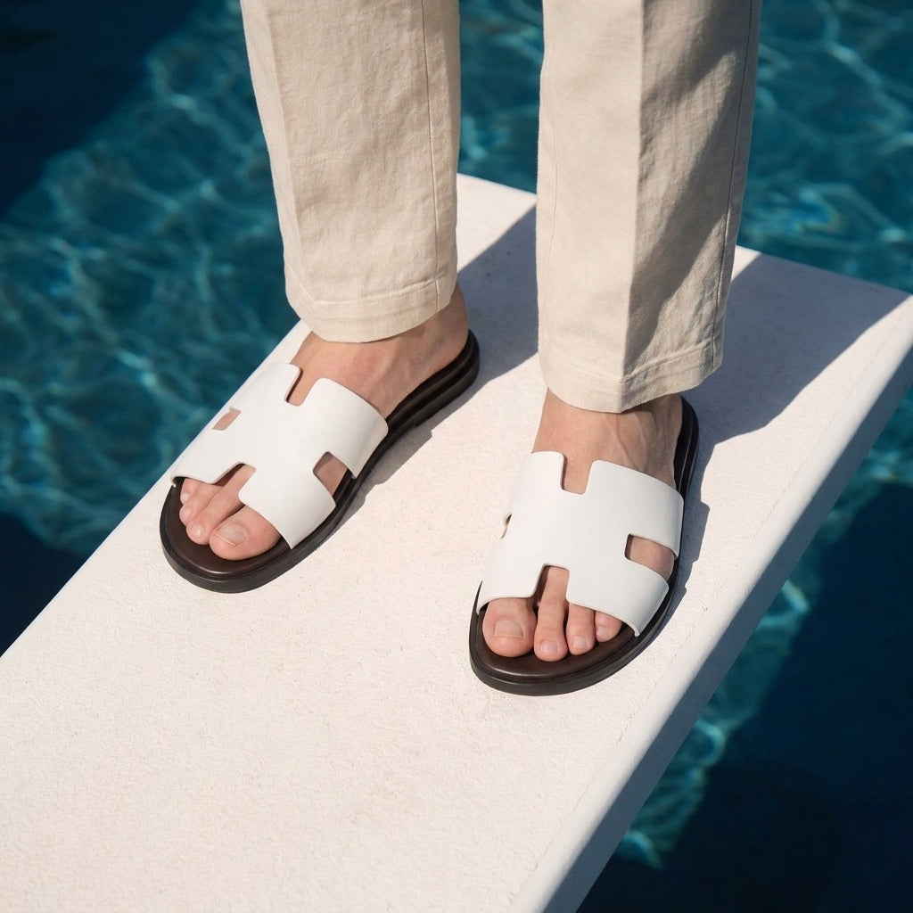 Sandals Amalfi Leather - White