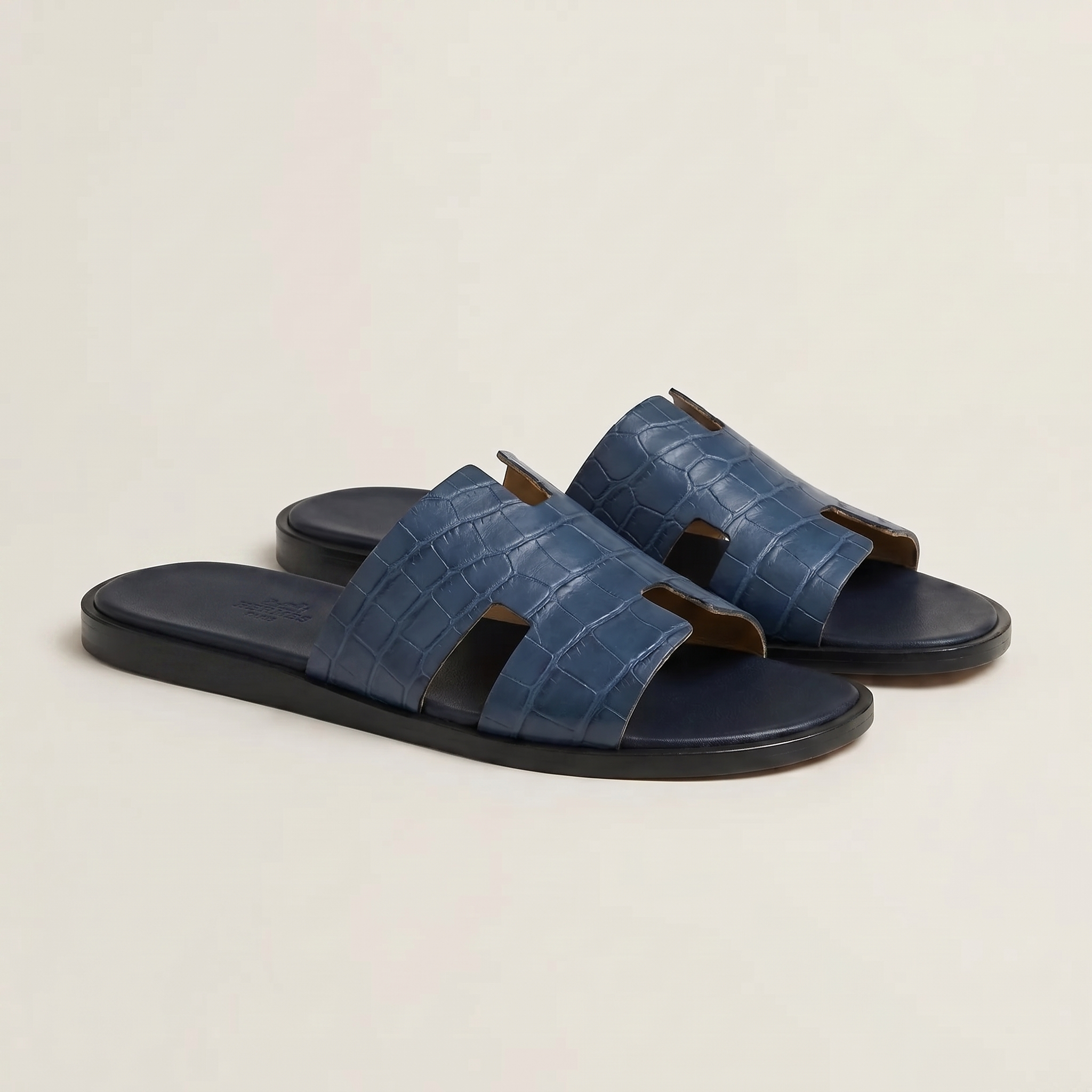 Sandals Amalfi Croco - Navy Blue / Summer Edition