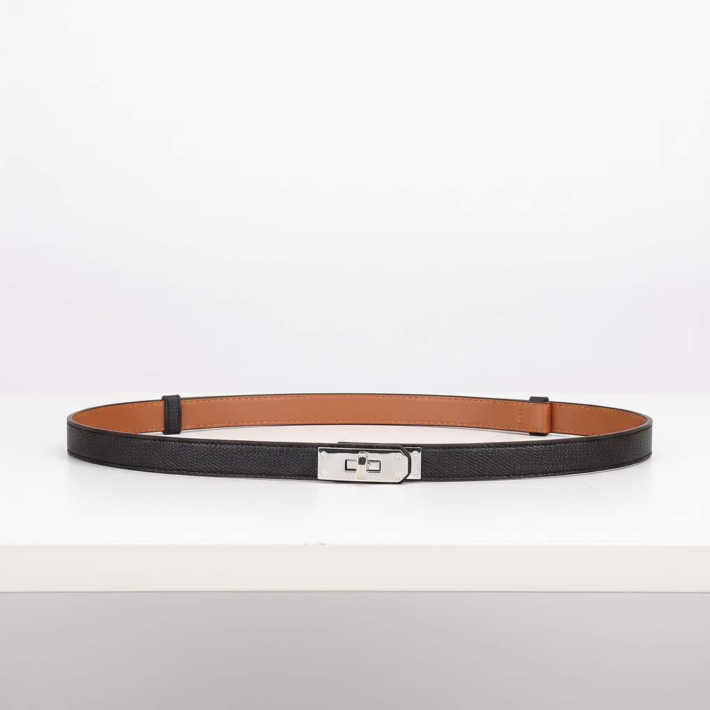 Adjustable Belt Paris - Black Silver