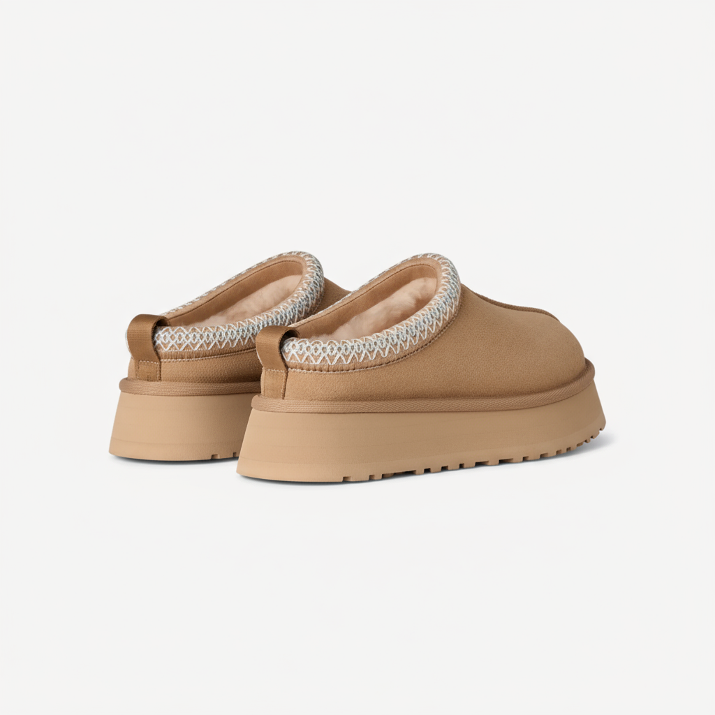 Platform Mules Sydney - Beige