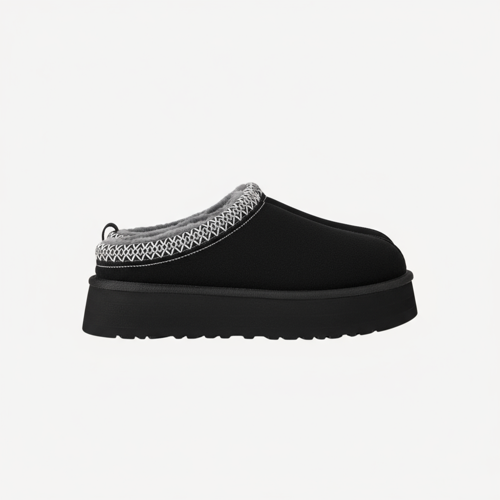 Platform Mules Sydney - Black
