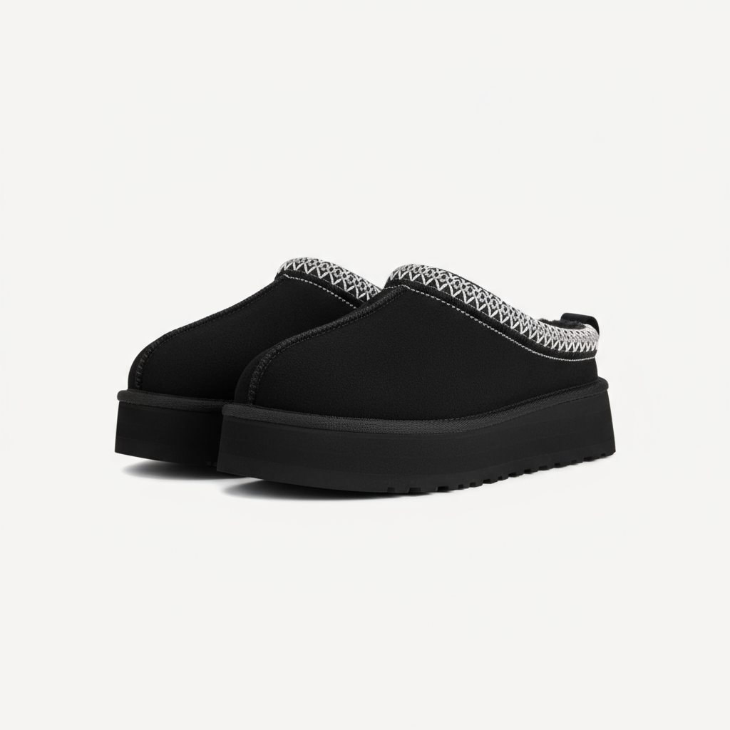 Platform Mules Sydney - Black