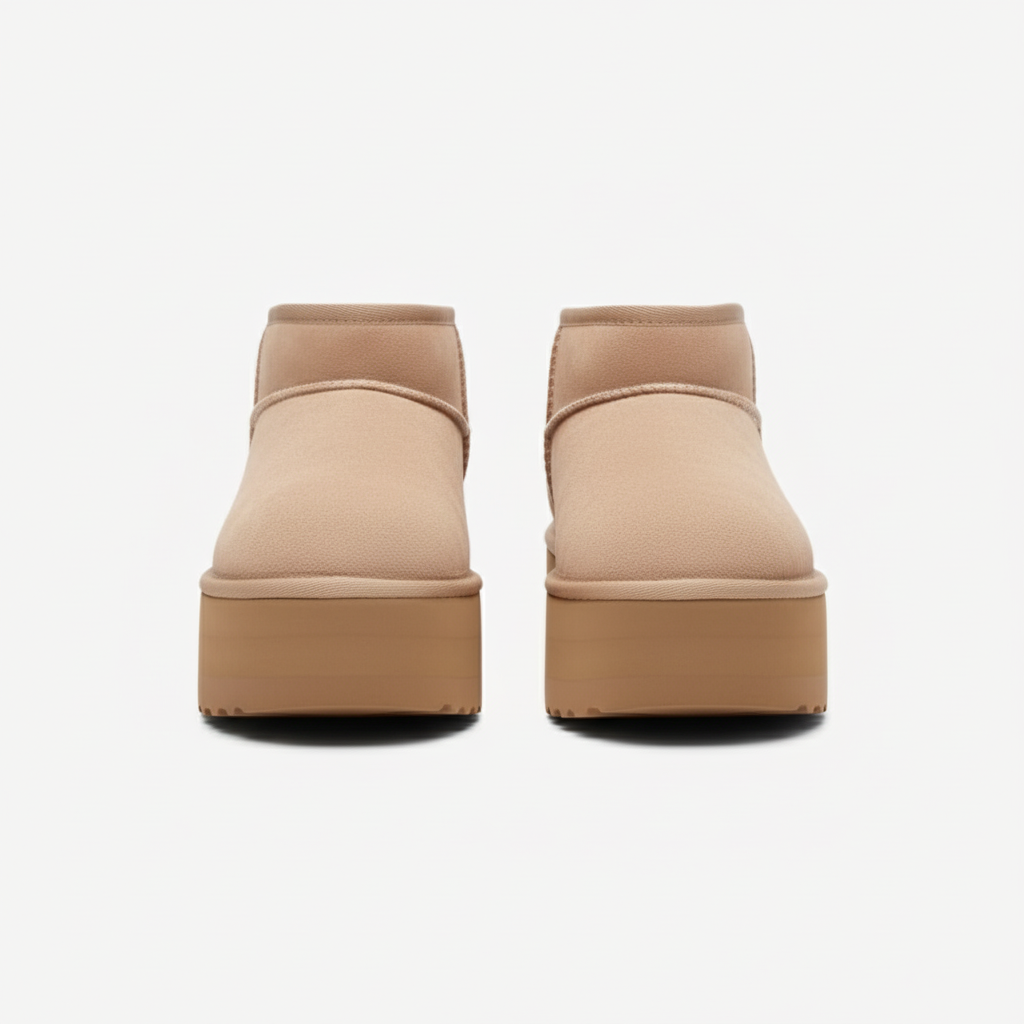Mini Platform Ankle Boot Sydney - Beige