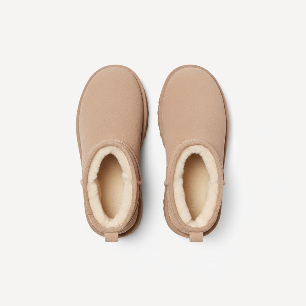 Mini Platform Ankle Boot Sydney - Beige