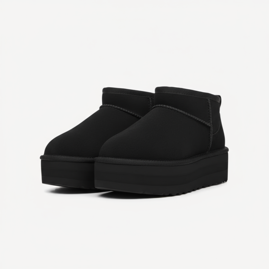 Mini Platform Ankle Boot Sydney - Black