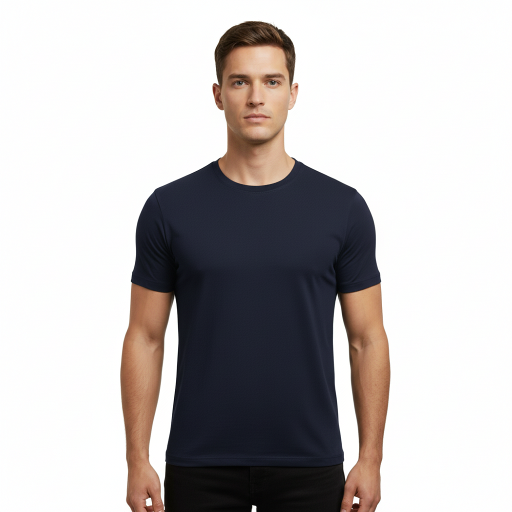 T-shirt Perfect Fit Athens - Navy blue