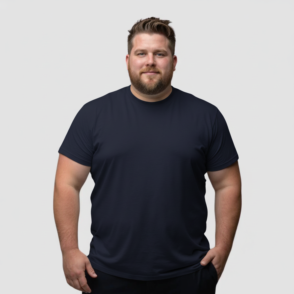 T-shirt Perfect Fit Athens - Navy blue