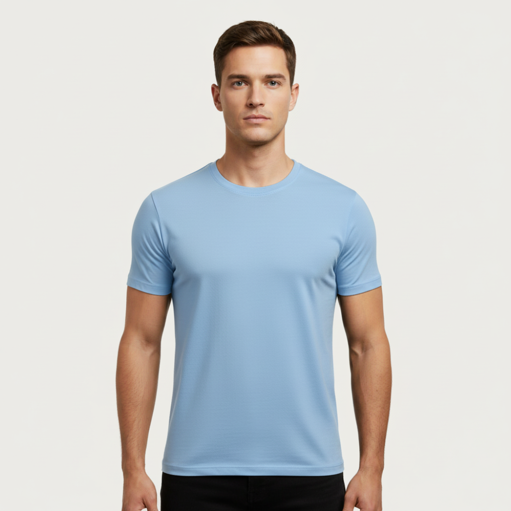 T-shirt Perfect Fit Athens - Light blue