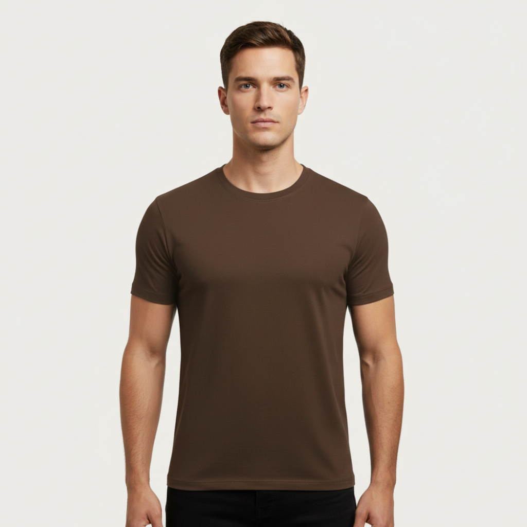 T-shirt Perfect Fit Athens - Brown