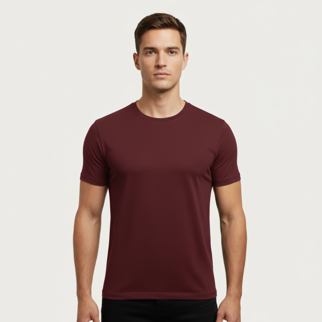 T-shirt Perfect Fit Athens - Burgundy