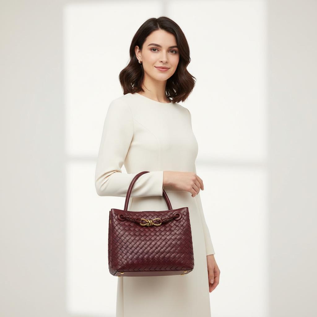 Cabas Como - Burgundy